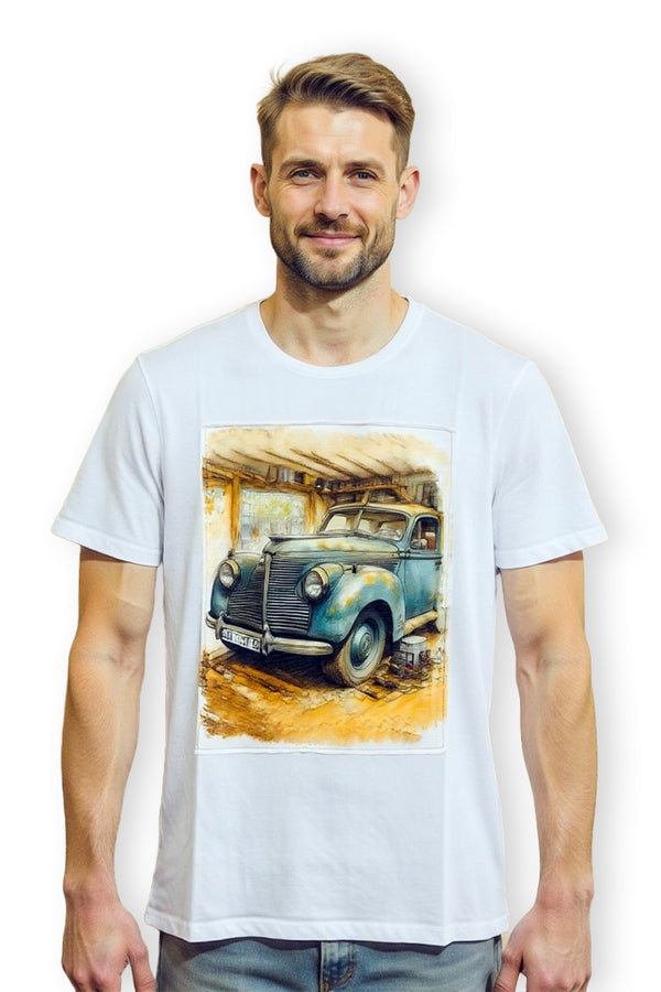 Vintage Car Graphic T-Shirt – Premium Cotton