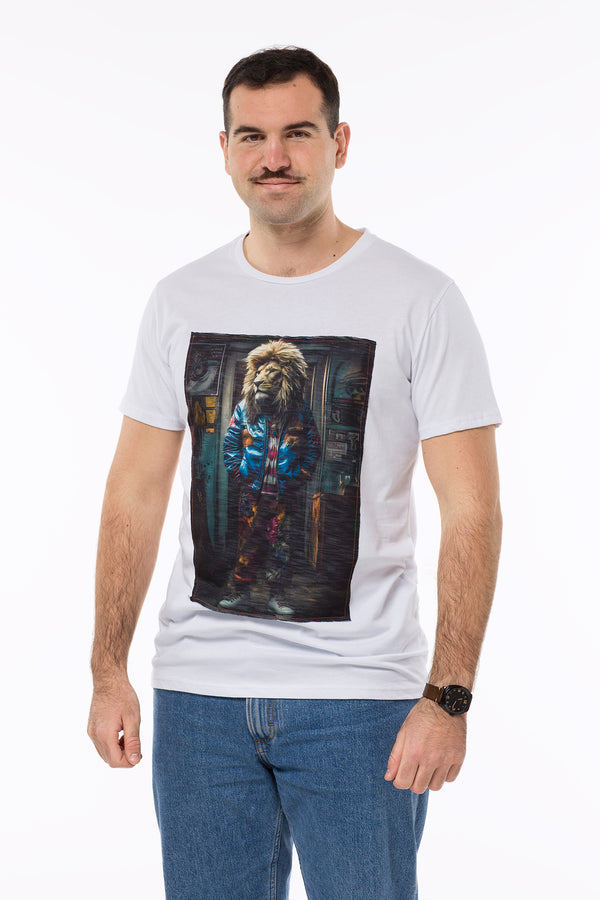 Urban Lion Graphic T-Shirt – Premium Cotton